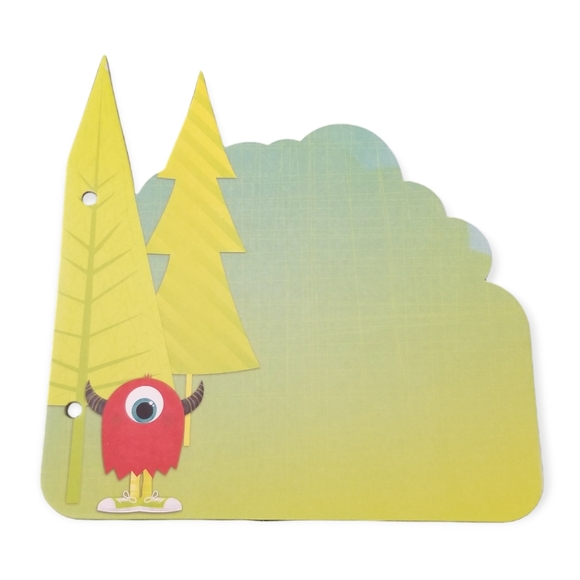 Bo Bunny Lil' Monster Scrapbook Album - Picture 4 of 7